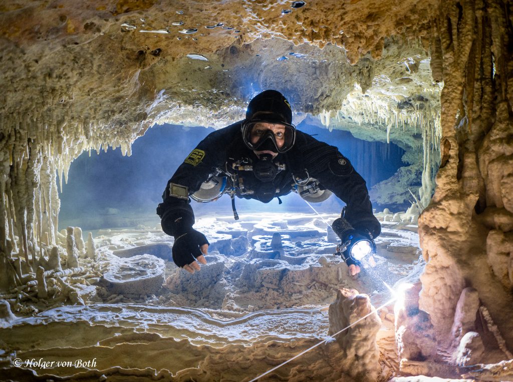 Mexican underwater wonderland of Cenote Xulu, Tulum, Mexico