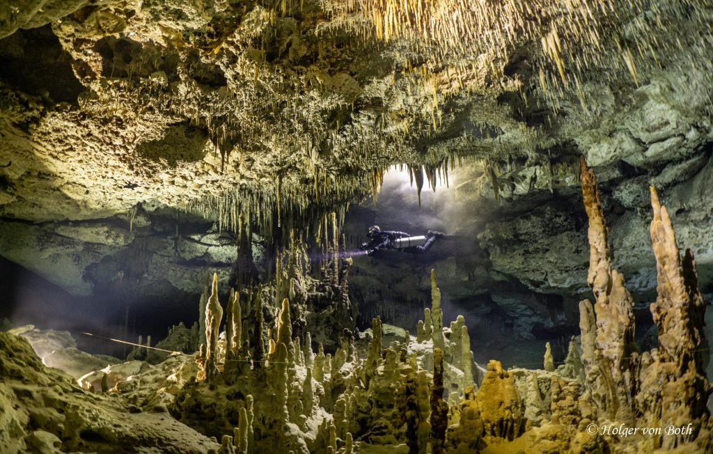 Mexican underwater wonderland of Cenote Jailhouse, Tulum, Mexico