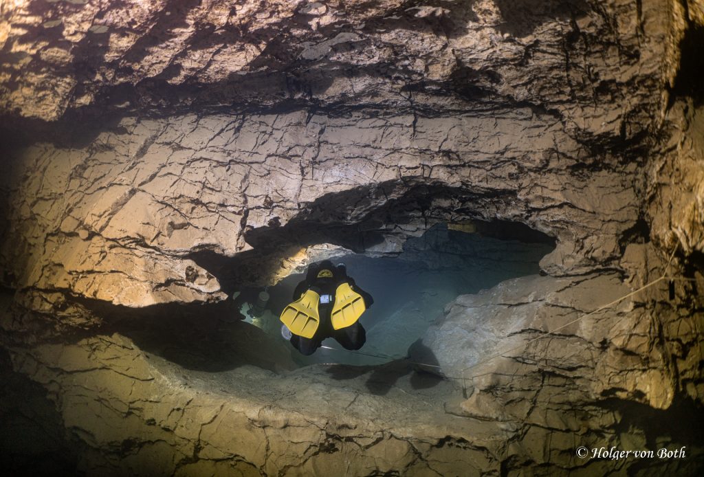 Hungarien underwater worlds, Molnar Janos cave system, Budapest, Hungary