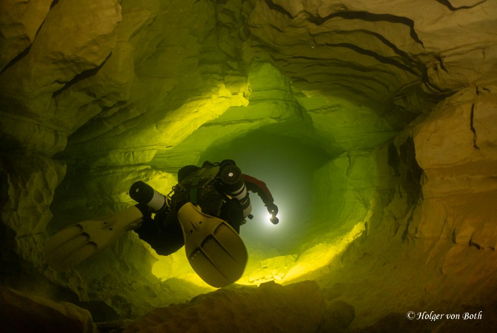 French underwater worlds, Gour Bleu, Jura, France