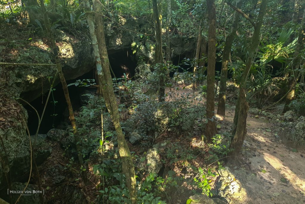 Cenote Dos Pisos entry area