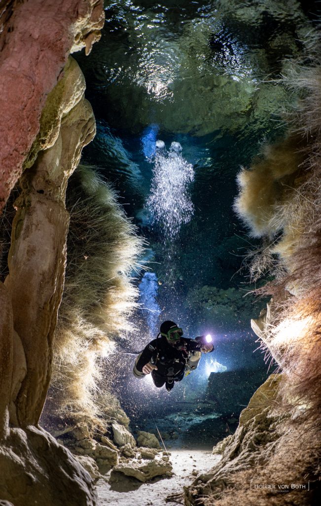 Cenote Dos Pisos underwater wonderland with roots