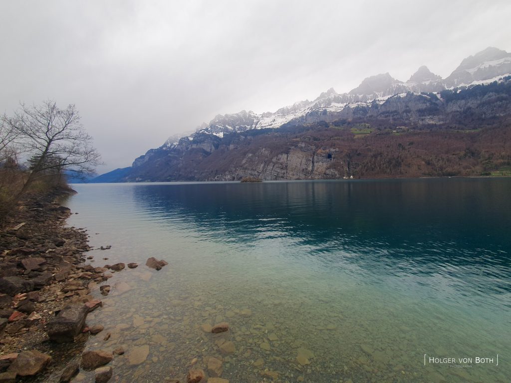Diving spot at Ledi wracks, Walensee