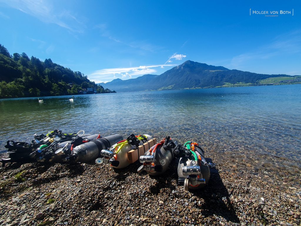 Lake Zug, dive spot Zigeunerplätzli